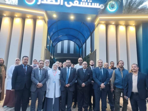 مساعد وزير الصحة يتابع جاهزية مستشفى صدر أسيوط… وتوجيهات برفع كفاءة الاستعدادات لحالات الشتاء ضمن منظومة المبادرات الصحية.